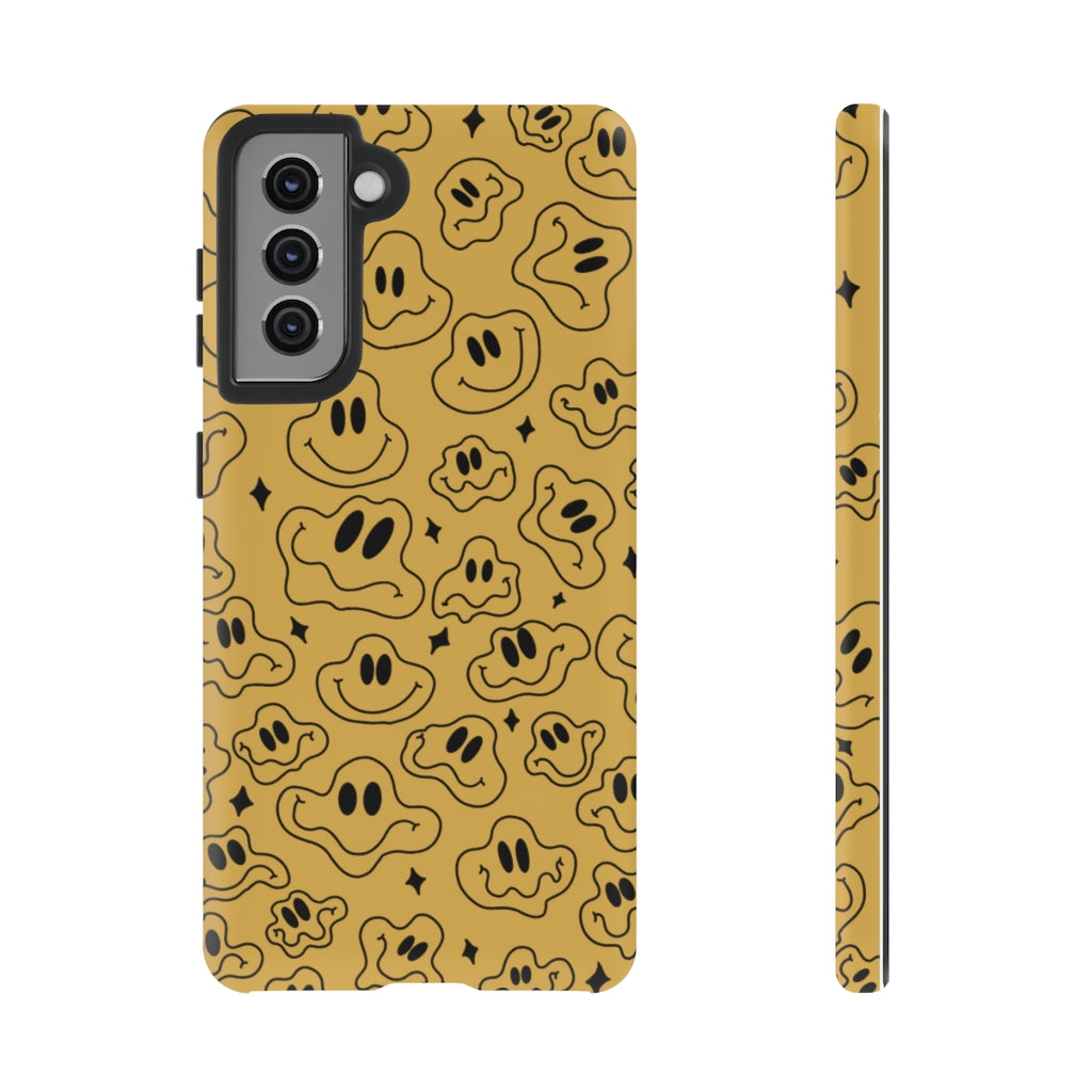 Mustard Wonky Smile Phone Case