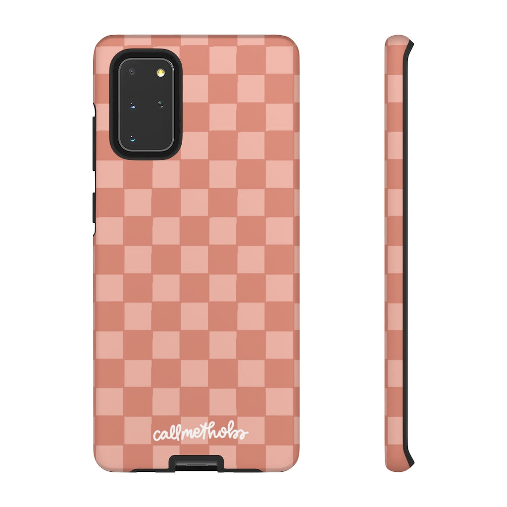 Rose Checkered Phone Case