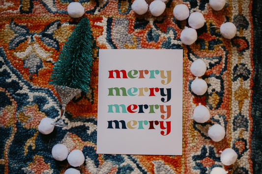 Merry Holiday Print