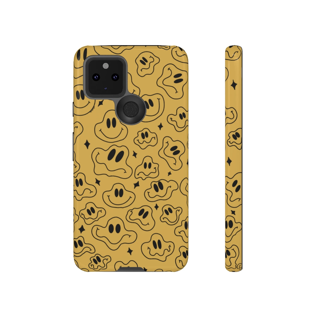Mustard Wonky Smile Phone Case